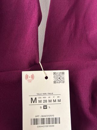 Top Zara Morado Halter