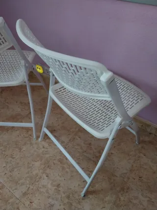 Sillas Plegables Blancas