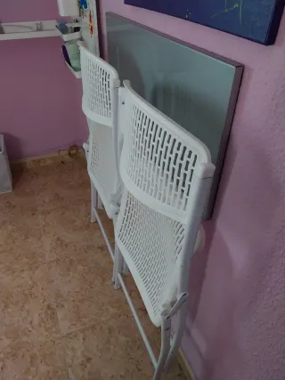 Sillas Plegables Blancas