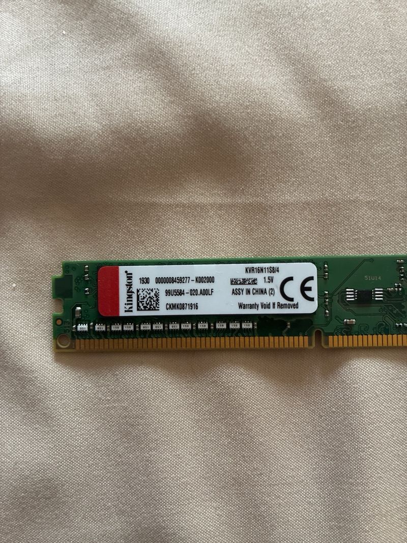 TARJETAS RAM 4G Adata y Kingston afbeelding 2