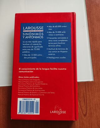 Diccionario Practico Sinonimos Antonimos Larousse