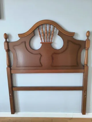 Cabeceros y somier cama 90