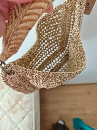 Bolso Malla Dorado Salvador Bachiller