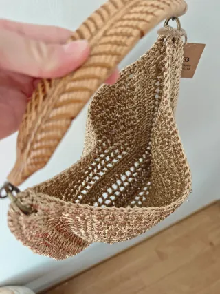 Bolso Malla Dorado Salvador Bachiller