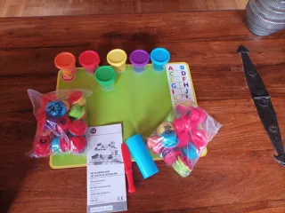 SET MODELADO CON PLASTILINA CON ALFABETO