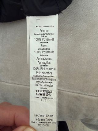 Chaqueta Carolina Herrera Hombre Azul Marino