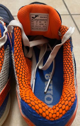 Scarpe Joma Dribling tg 37 blu/arancio