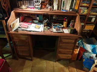 Escritorio Roble Estilo Americano