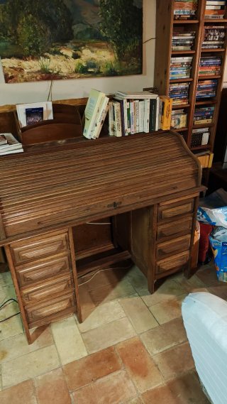 Escritorio Roble Estilo Americano