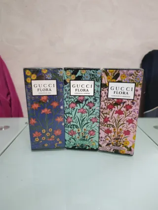 Set 3 profumi Gucci Flora 100ml