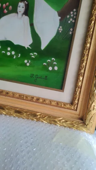 Quadro Garden Patrizia Giovanelli Pittura Naif