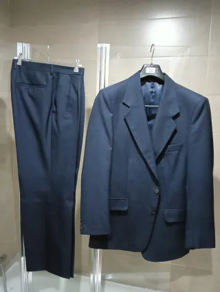 Traje de chaqueta azul hombre talla 50/44