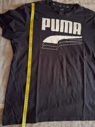 Camiseta Puma Talla XXL Negra.