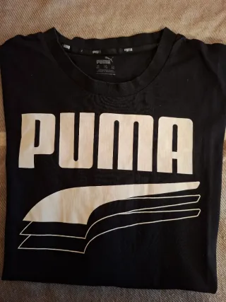 Camiseta Puma Talla XXL Negra.