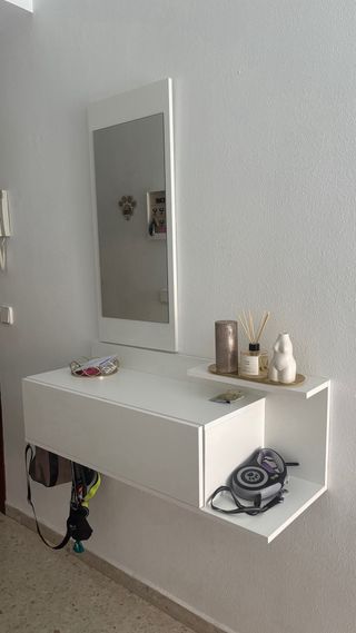 Conjunto Muebles Salón Blanco