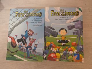 Dos libros de Los Futbolísimos en buen estado top!