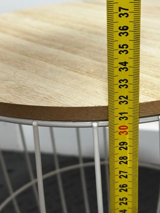 Juego 2 Mesas Centro Madera y Metal