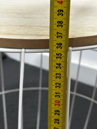 Juego 2 Mesas Centro Madera y Metal