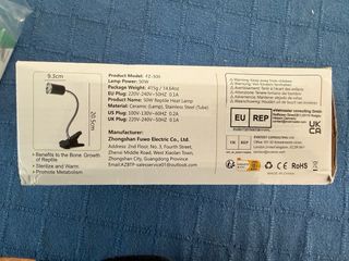 Lámpara calor reptil Yiukou 50W FZ-300