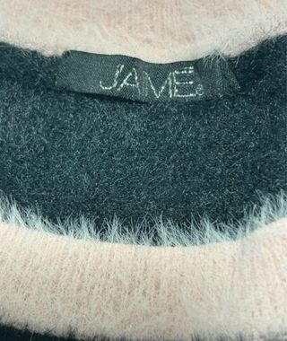 J’aime jersey de punto negro y rosa talla S