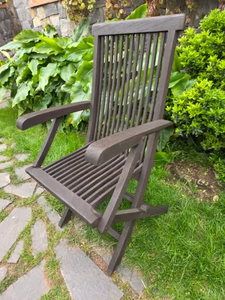 2 Sillones Teca Marrones