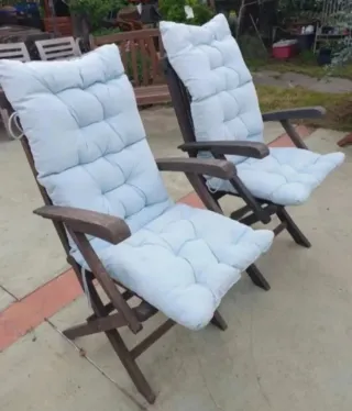 2 Sillones Teca Marrones