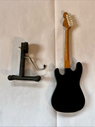 Miniatura Chitarra Elettrica Legno Metallica