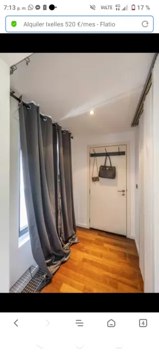 Piso tipo estudio en alquiler