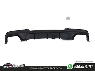 DIFUSOR TRASERO BRILLO BMW SERIE 5 F10/F11 + COLAS 550 NEGRAS