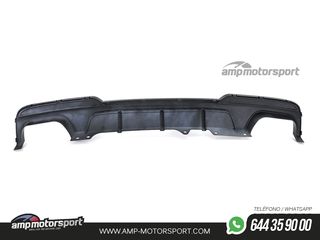 DIFUSOR TRASERO MATE BMW SERIE 5 F10/F11 + COLAS 550 NEGRAS