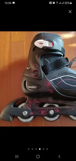 Patines en línea Oxelo con protecciones talla 41