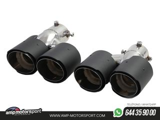 DIFUSOR TRASERO PARA BMW SERIE 3 G20 G21 + COLAS DOBLES CARBONO