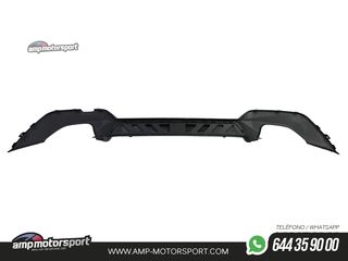 DIFUSOR TRASERO PARA BMW SERIE 3 G20 G21 + COLAS DOBLES CARBONO