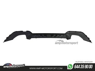DIFUSOR TRASERO PARA BMW SERIE 3 G20 G21 + COLAS DOBLES CROMADAS