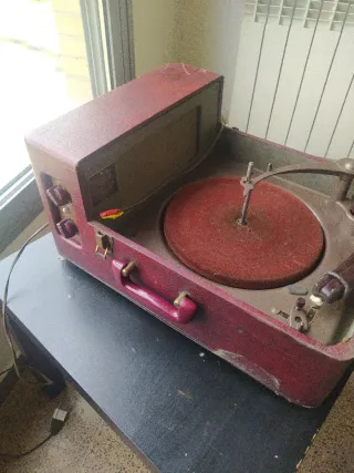 Tocadiscos Vintage Webster-Chicago Rojo