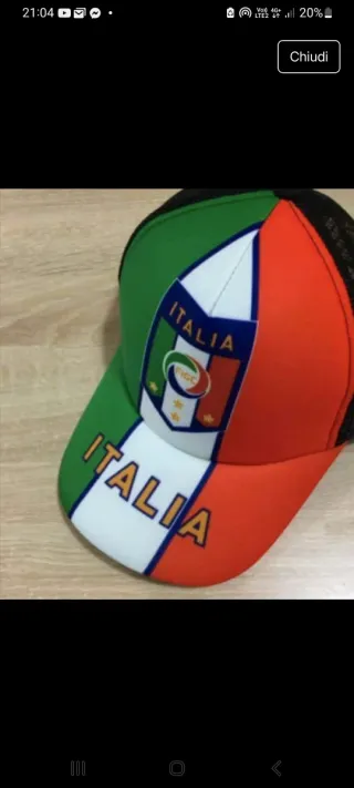Cappello Italia Taglia Unica