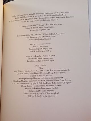 Tomo II 'Obras completas de Nietzsche' (Gredos)