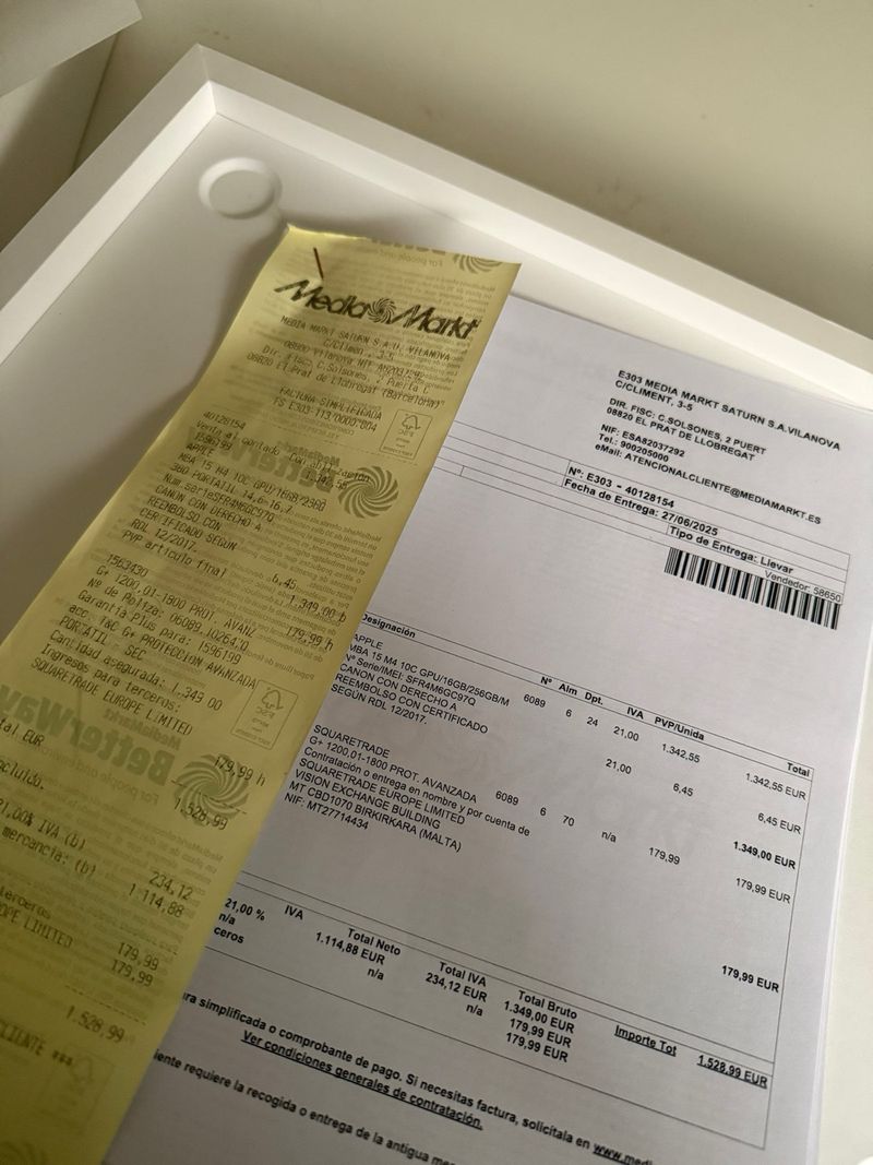 2025 15’ Macbook Air M4 16GB con GARANTIA! afbeelding 6