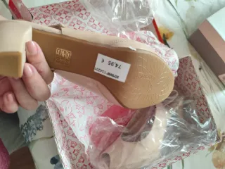 Zapatos de piel DONG mujer beige color nude