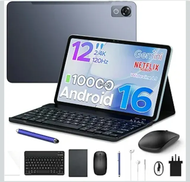 Tablet Android 16 P12 12 2.4K 120Hz 48GB