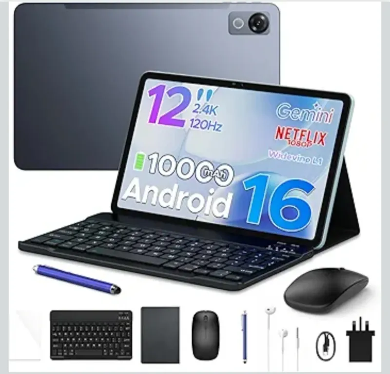 Tablet Android 16 P12 12 2.4K 120Hz 48GB