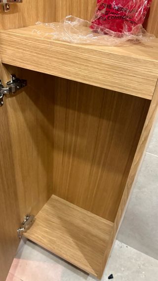 Armario con estantes Codis Madera Natural