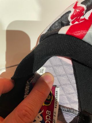 Equipación Vintage Barcelona Vitor Bahia 90s Kappa