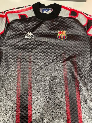 Equipación Vintage Barcelona Vitor Bahia 90s Kappa