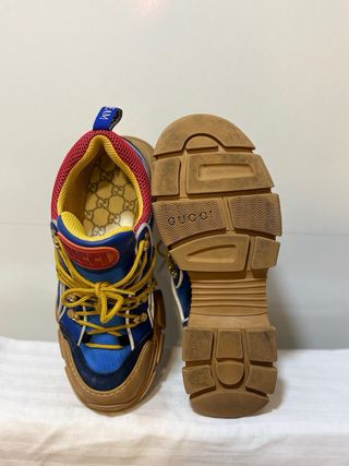Zapatos Gucci Hombre Azul y Marrón