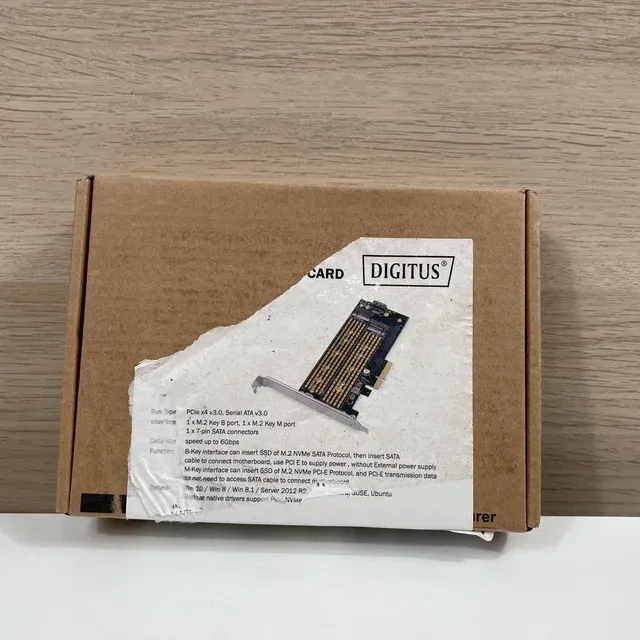 Adaptador DIGITUS M.2 NGFF/NVMe a PCIe afbeelding 2