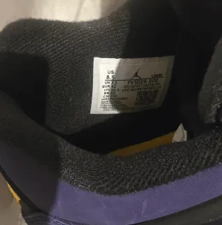 Nike Air Jordan 4 Morado Negro