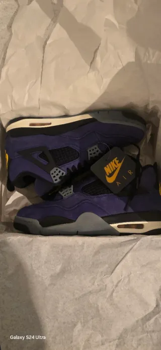 Nike Air Jordan 4 Morado Negro