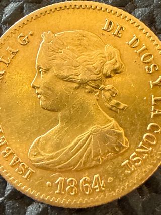 40 Reales Isabel II - Moneda Antigua