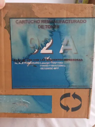 Tóner impresora remanufacturado 92A para HP